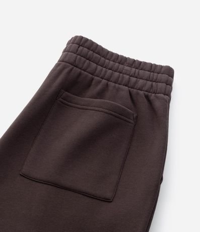 Pantalón Jogger en Algodón con Felpa y Puño Ajustado 11