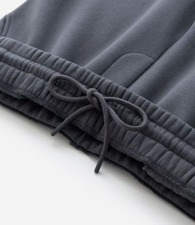 Pantalón Jogger en Algodón con Felpa y Puño Ajustado 4