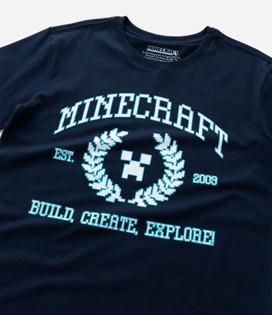 Remera Infantil con Estampa Neón Minecraft - Talle 5 a 14 años 5