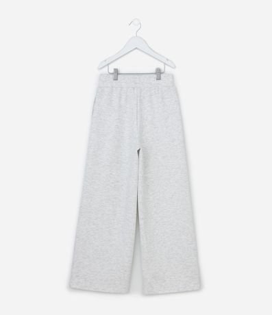 Pantalón Infantil Wide Leg en Algodón Liso Sin Felpa - Talle 5 A 14 años 2
