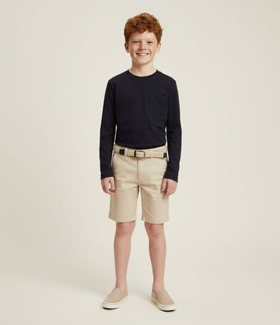 Remera Infantil Relaxed con Bolsillo Pequeño – Talle 5 a 14 años