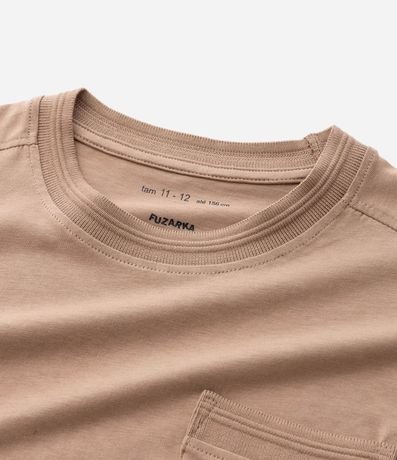 Remera Infantil Relaxed con Pequeño Bolsillo – Talle 5 a 14 años 7