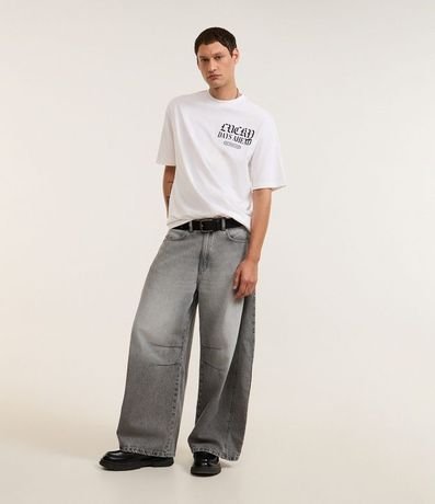 Remera Relaxed en Algodón con Estampa Frente y Espalda Bright Future 3