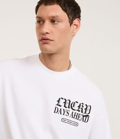 Remera Relaxed en Algodón con Estampa Frente y Espalda Bright Future 4