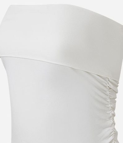 Blusa Sin Breteles Seamless con Canesú Doblada 5