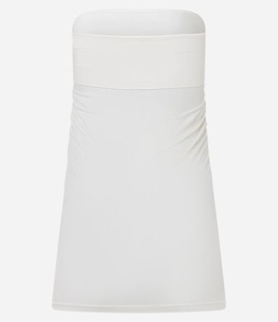 Blusa Sin Breteles Seamless con Canesú Doblada 6