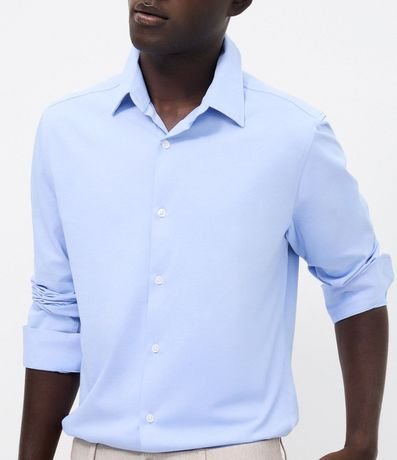 Camisa Slim en Algodón Performance Easy Care 2