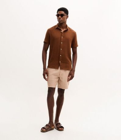Camisa Comfort en Algodón con Textura 2