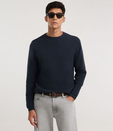 Suéter en Tejido de Punto Maquinetado 1