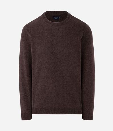 Suéter Básico en Fleece con Felpa Texturizado