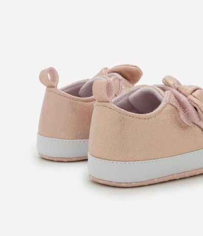 Championes Infantil Texturizado con Lazo Aplicado – Talle 15 a 19 2