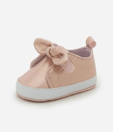 Championes Infantil Texturizado con Lazo Aplicado – Talle 15 a 19 3