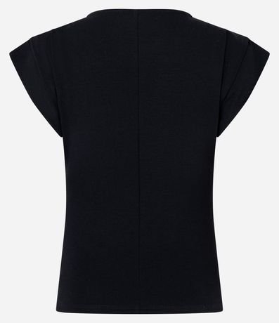 Blusa en Viscosa con Pliegues en los Hombros 5