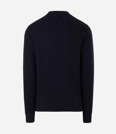 Suéter Texturizado con Cuello Polo 6