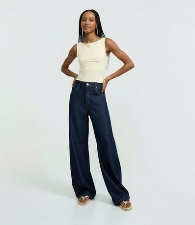 Blusa sin Manga en Microfibra con Escote Canoa 6