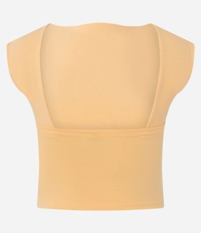 Blusa en Cotton con Escote Abierto en la Espalda 7