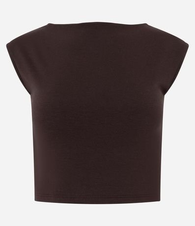 Blusa en Cotton con Escote Abierto en la Espalda 5