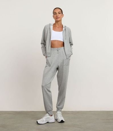 Pantalón Jogger Deportiva con Modal y Bolsillos Amplios