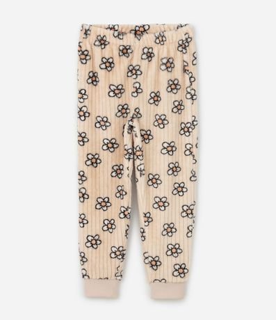 Pijama Infantil con Estampa de Carpincho en Chenille – Talle 5 a 14 años 2