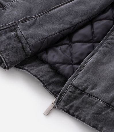 Chaqueta Denim con Cierre y Estampa Outlaw 3