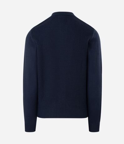 Cardigan en Efecto Punto con Cinto 6