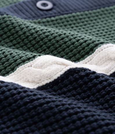 Cardigan en Efecto Punto con Cinto 7
