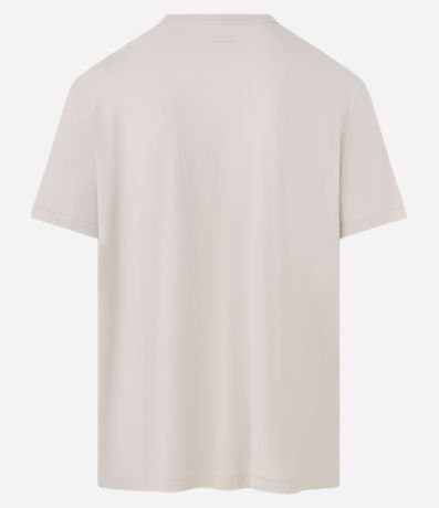 Remera Comfort en Algodón con Estampa Lettering al Frente 7