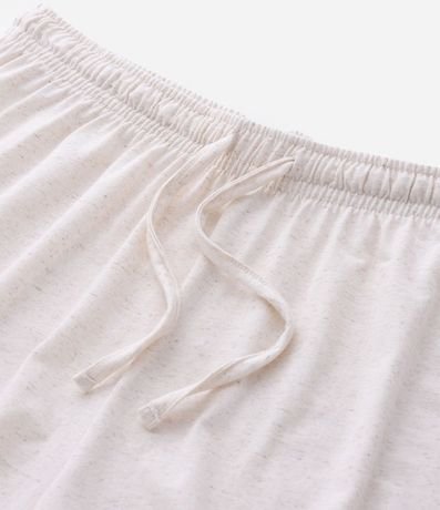 Pijama Corto en Algodón con Lino 10