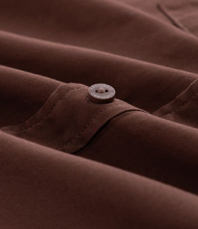 Camisa Manga Larga en Sarga con Bolsillos Delanteros 3