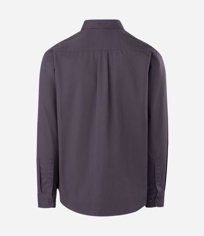 Camisa Manga Larga en Sarga con Bolsillos Delanteros 2