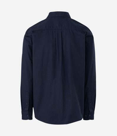 Camisa Manga Larga en Sarga con Bolsillos Delanteros 2