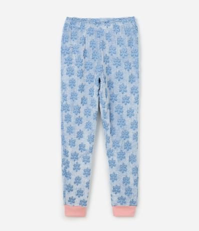 Pijama Largo Infantil con Estampado FullPrint y Llama - Talle 4 aos 14 años 4
