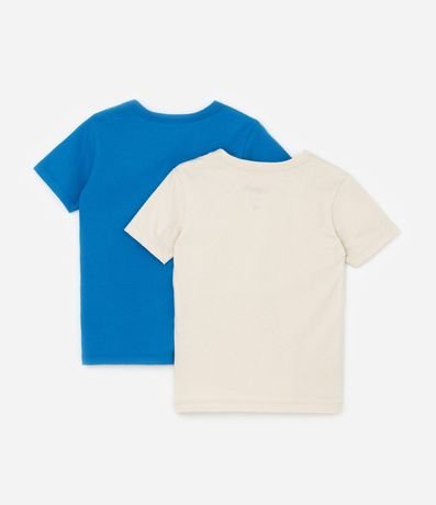 Kit 02 Camisetas Infantiles con Estampa Hot Wheels - Talle 4 a 10 años 2