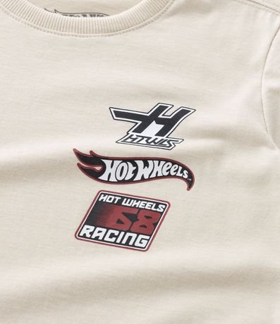 Kit 02 Camisetas Infantiles con Estampa Hot Wheels - Talle 4 a 10 años 5