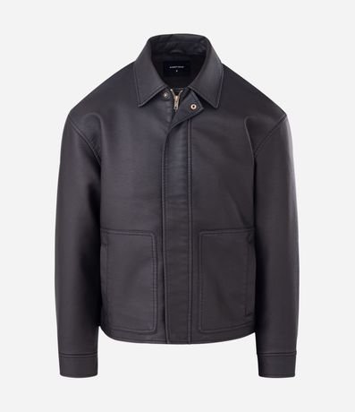 Campera con Acabado Lavado y Bolsillos Delanteros 3