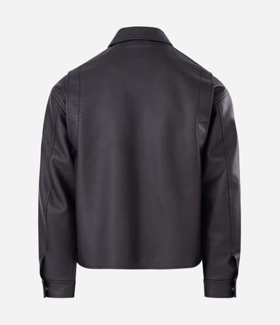 Campera con Acabado Lavado y Bolsillos Delanteros 4