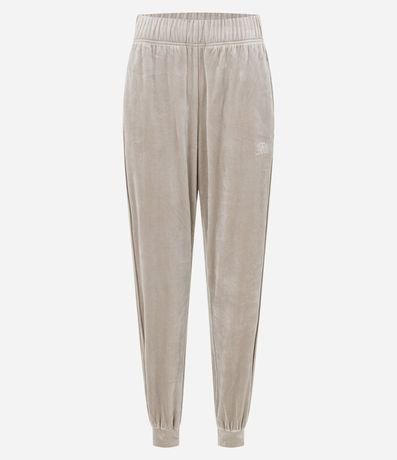 Pantalón Jogger de Plush con Cintura Elástica 5