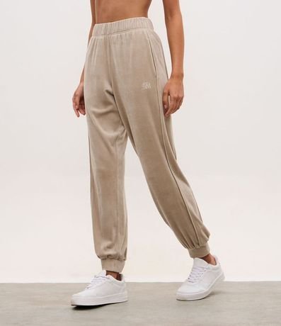 Pantalón Jogger de Plush con Cintura Elástica 2