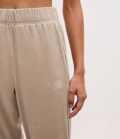 Pantalón Jogger de Plush con Cintura Elástica 3