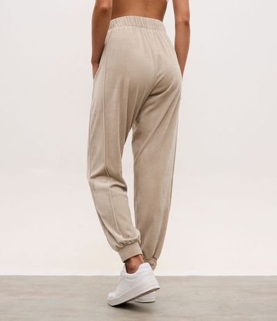 Pantalón Jogger de Plush con Cintura Elástica 4