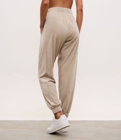 Pantalón Jogger de Plush con Cintura Elástica 5