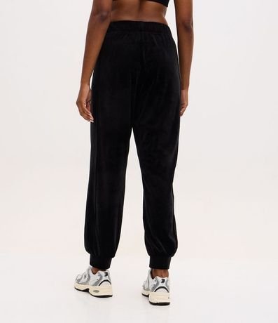 Pantalón Jogger de Plush con Cintura Elástica 4