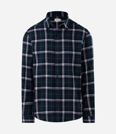Camisa Franela de Cuadros Rayas Dobles
