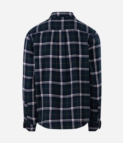 Camisa Franela de Cuadros Rayas Dobles 2