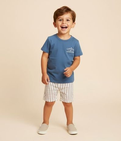 Conjunto Infantil en Algodón con Estampado de Foca - 1 a 5/6