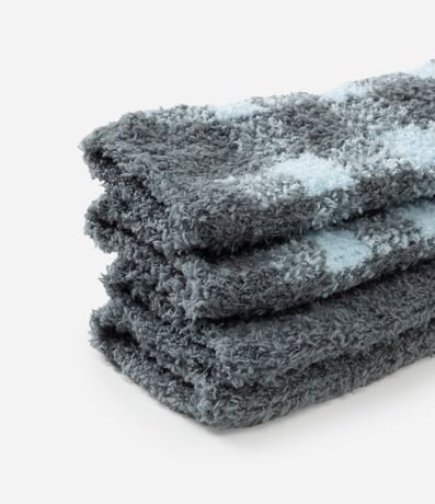 Kit 02 Medias Caña Larga en Chenille 4