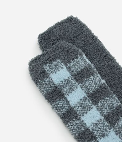 Kit 02 Medias Caña Larga en Chenille 5