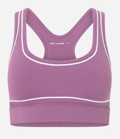 Top Deportivo Nadador en Microfibra con Frisos Contrastantes y Copa Desmontable 5