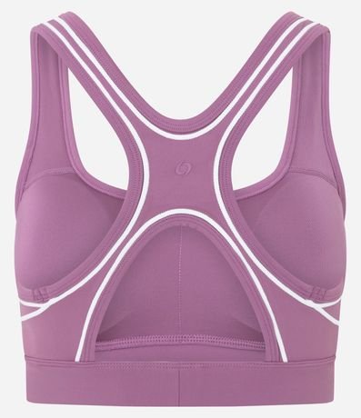 Top Deportivo Nadador en Microfibra con Frisos Contrastantes y Copa Desmontable 6