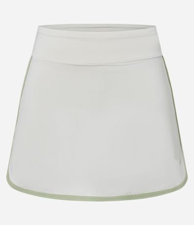 Short Pollera Deportivo con Cintura Elástica y Lateral Contrastante 6